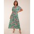 Oversized Paisley A Line Maxi Dress