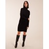 Rib Knitted Roll Neck Jumper Dress