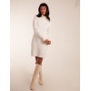 Rib Knitted Roll Neck Jumper Dress