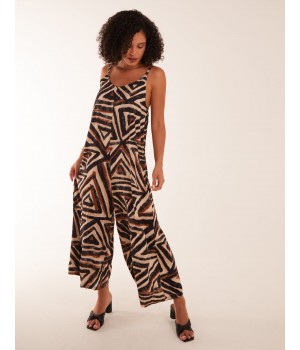 Oversized Aztec Casual Jumpsuit