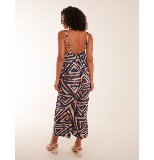 Oversized Aztec Casual Jumpsuit