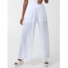 Shirring Waist Wide Leg Trousers