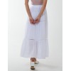 Ladder Trim Midi Skirt