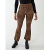 Leopard Print Flared Pants