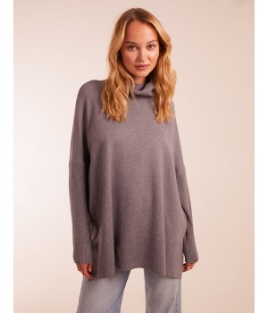 High Neck Boxy Jumper