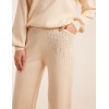 Diamante Knitted Flared Trousers