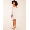 Bardot Tunic Dress With Frill Hem