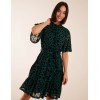 Angel Sleeve Velvet Burnout Dress