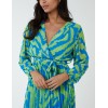 Swirl Pleated Print Dress